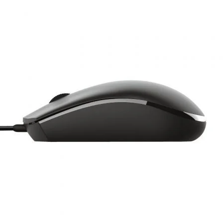 Trust TM-101 Ratón Óptico Ambidextro Negro